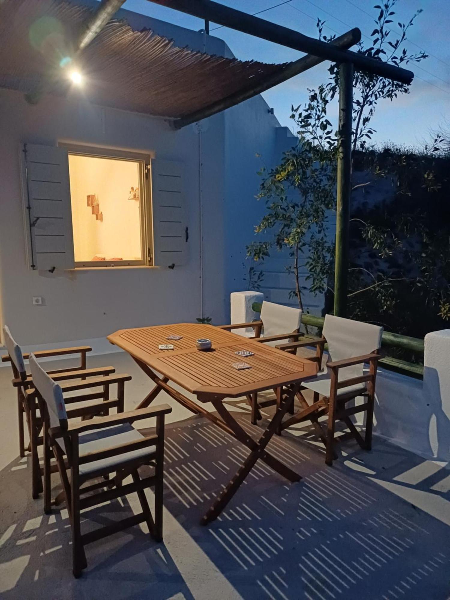 فيلا 'Irene' Cycladic House With Sunrise And Sea View! Foinikiá المظهر الخارجي الصورة
